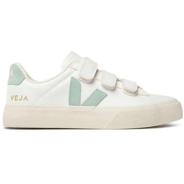 Veja Recife Low Chromefree Leather White Matcha (Womens)