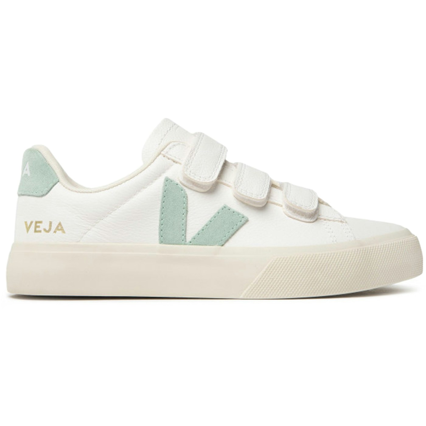 Veja Recife Low Chromefree Leather White Matcha (Womens)