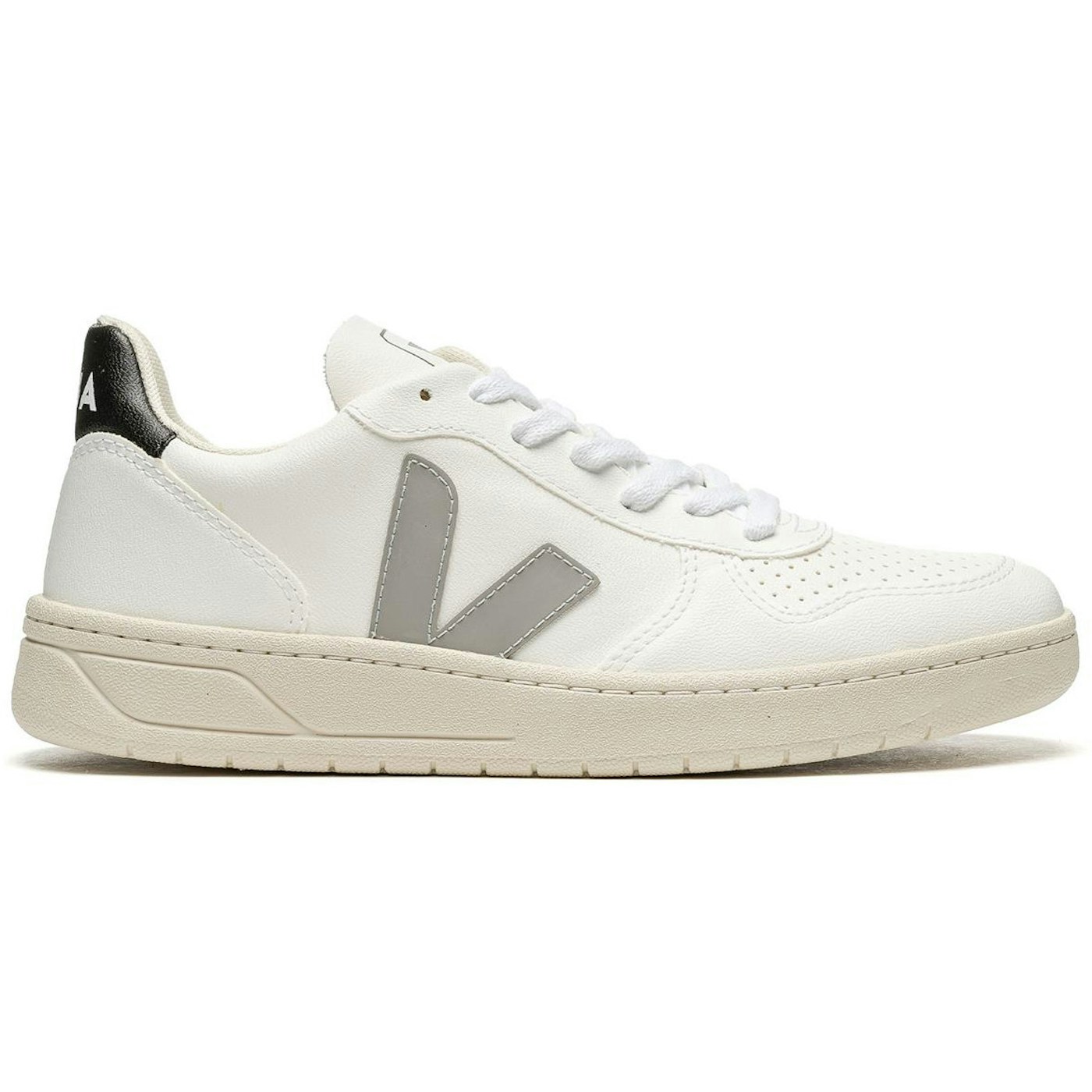 Veja V-10 CWL White Oxford Grey Black 1 Veja V-10 CWL White Oxford Grey Black