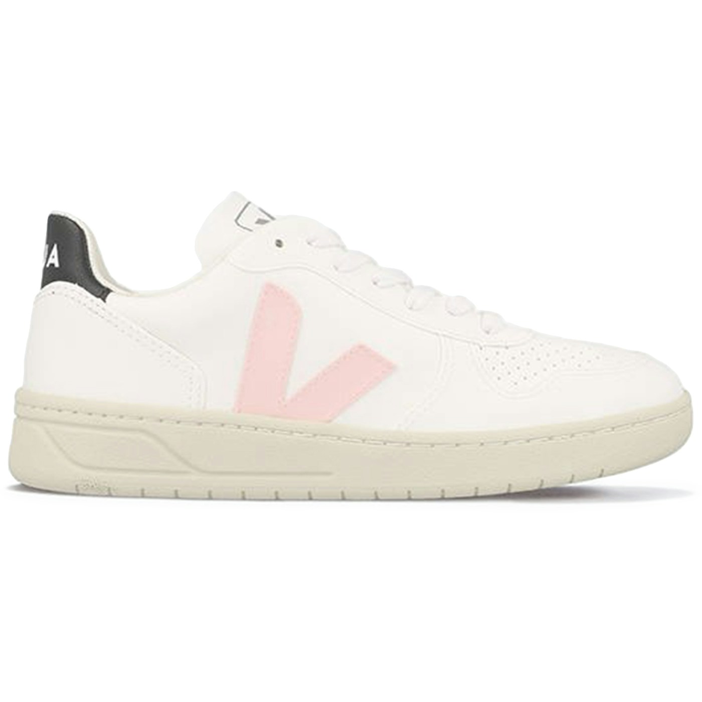 Veja V-10 CWL White Petale Black