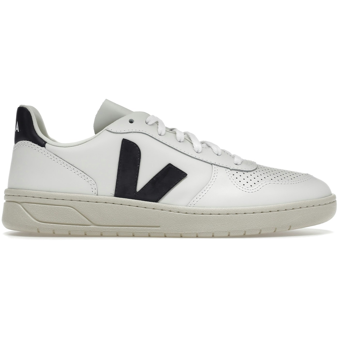 Veja V-10 Leather White Black 2 Veja V-10 Leather White Black