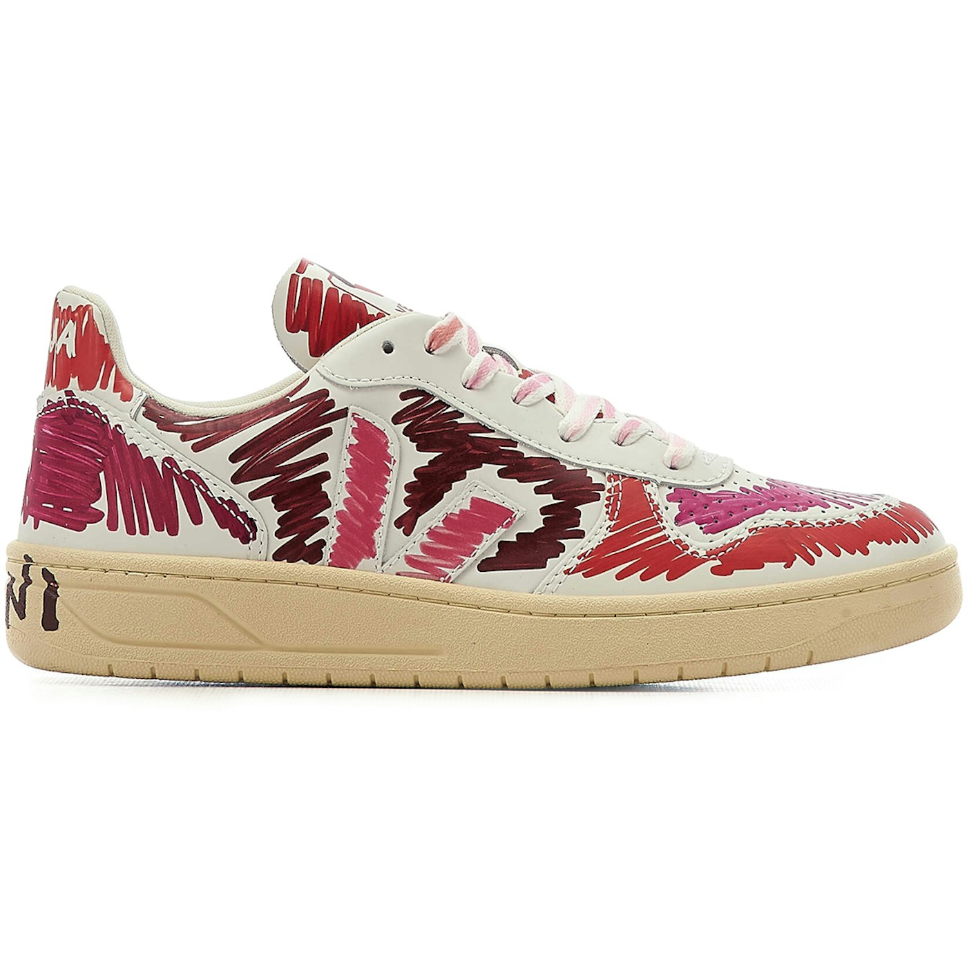 Veja V-10 Leather x Marni Marsala Multi (Womens) 1 Veja V-10 Leather x Marni Marsala Multi (Womens)