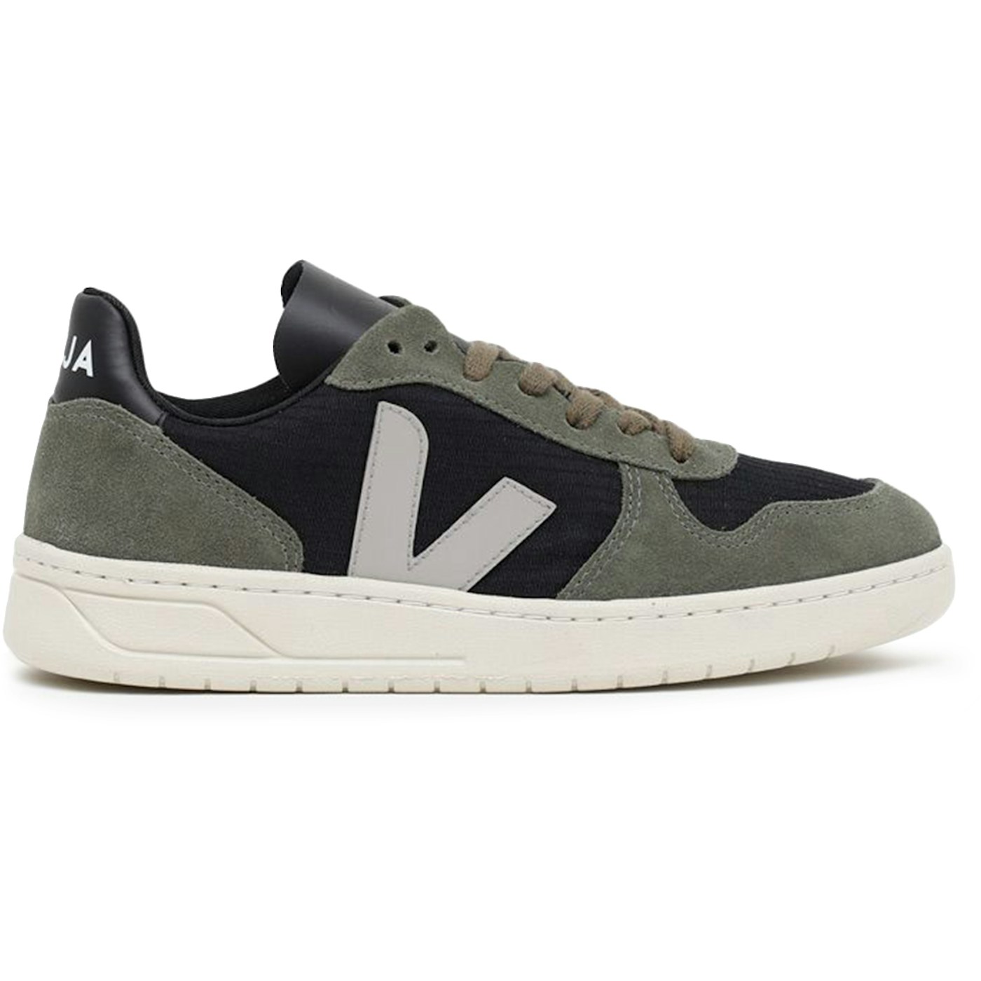 Veja V-10 Ripstop Black Oxford Grey Mud 1 Veja V-10 Ripstop Black Oxford Grey Mud