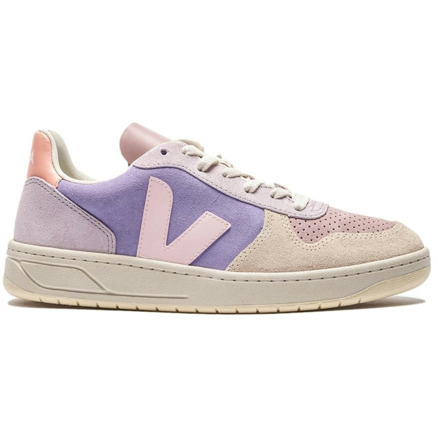 Veja V-10 Suede Multico Lavande (Womens) 1 Veja V-10 Suede Multico Lavande (Womens)