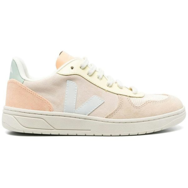 Veja V-10 Suede Sable Menthol Multico