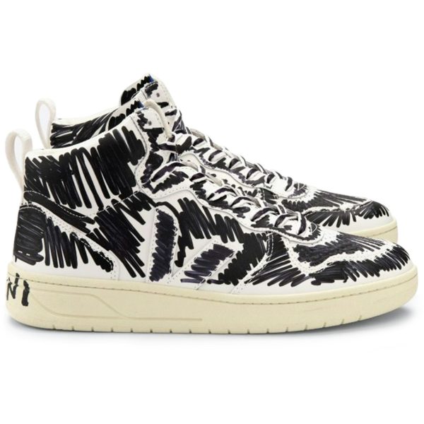 Veja V-15 Leather x Marni Black
