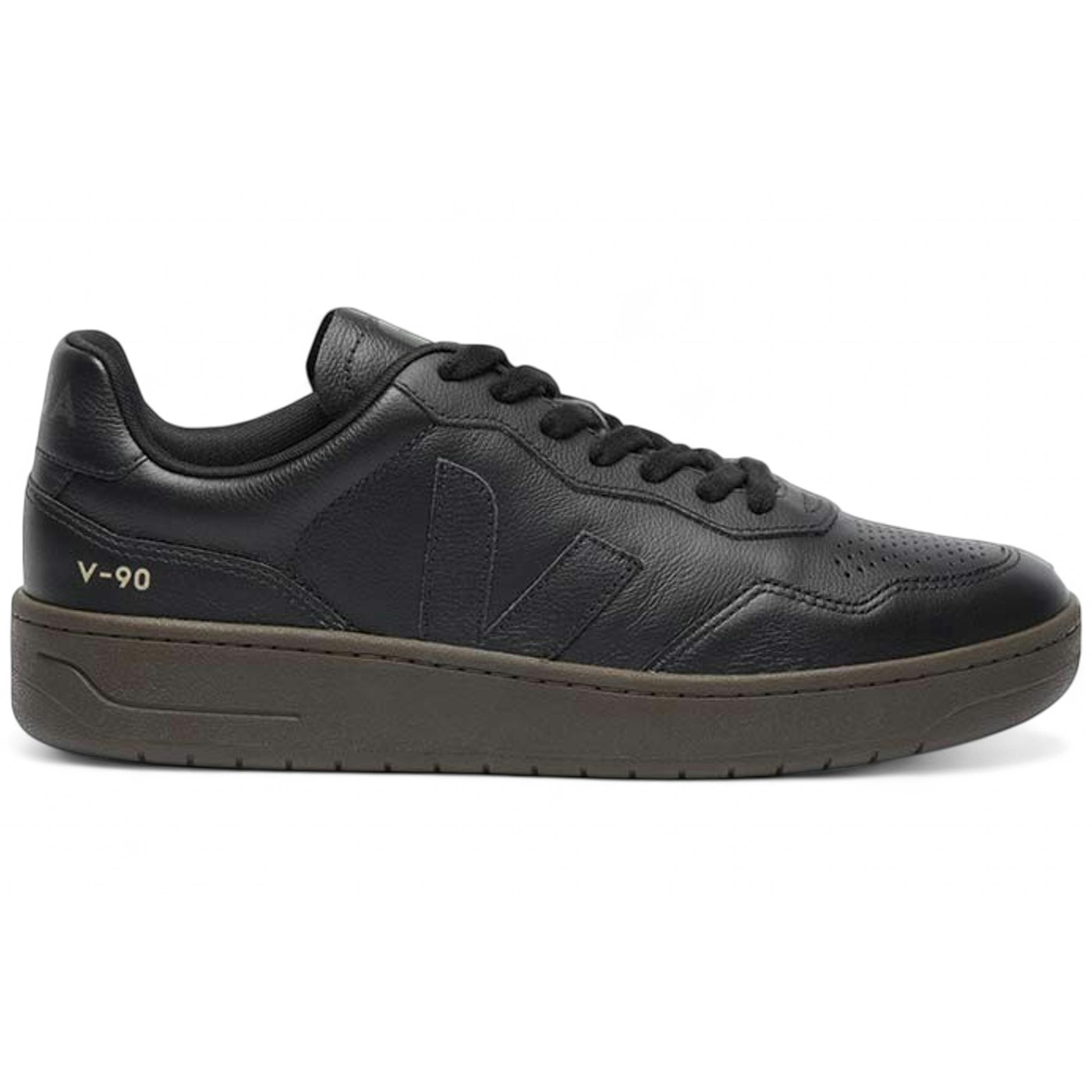 Veja V-90 O.T. Leather Full Eagle Black 1 Veja V-90 O.T. Leather Full Eagle Black