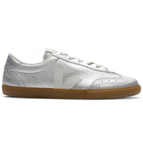 Veja Volley Leather Silver White Natural