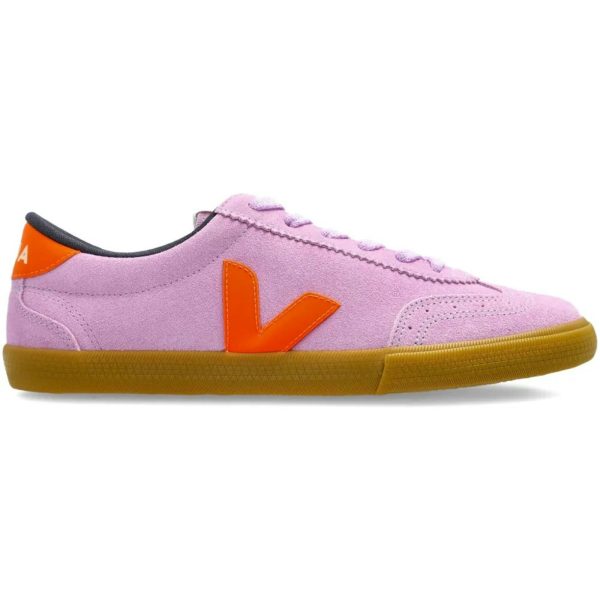 Veja Volley Suede Orchid Fury Natural (Womens)