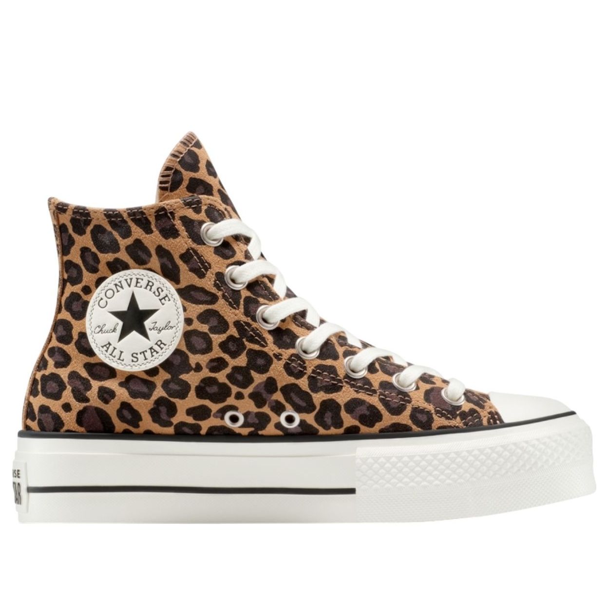 Converse Chuck Taylor All Star Lift Platform Hi Leopard Suede (Womens) 5 Converse Chuck Taylor All Star Lift Platform Hi Leopard Suede (Womens)