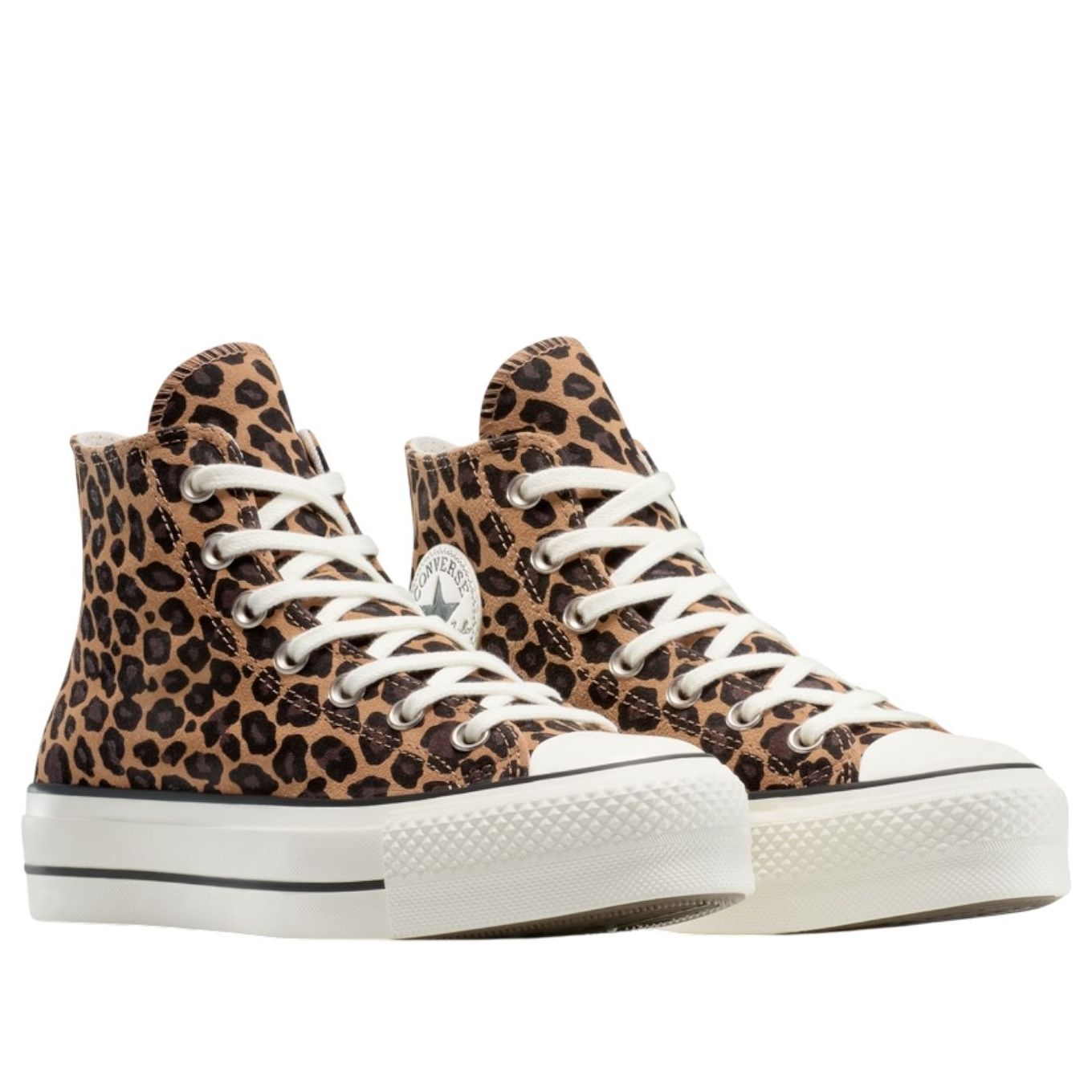 Converse Chuck Taylor All Star Lift Platform Hi Leopard Suede (Womens) 6 Converse Chuck Taylor All Star Lift Platform Hi Leopard Suede (Womens)