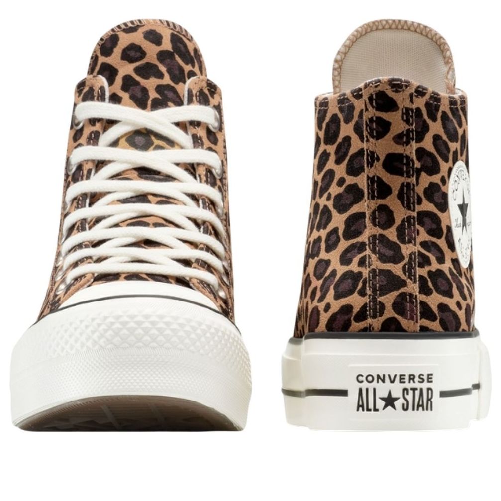 Converse Chuck Taylor All Star Lift Platform Hi Leopard Suede (Womens) 7 Converse Chuck Taylor All Star Lift Platform Hi Leopard Suede (Womens)