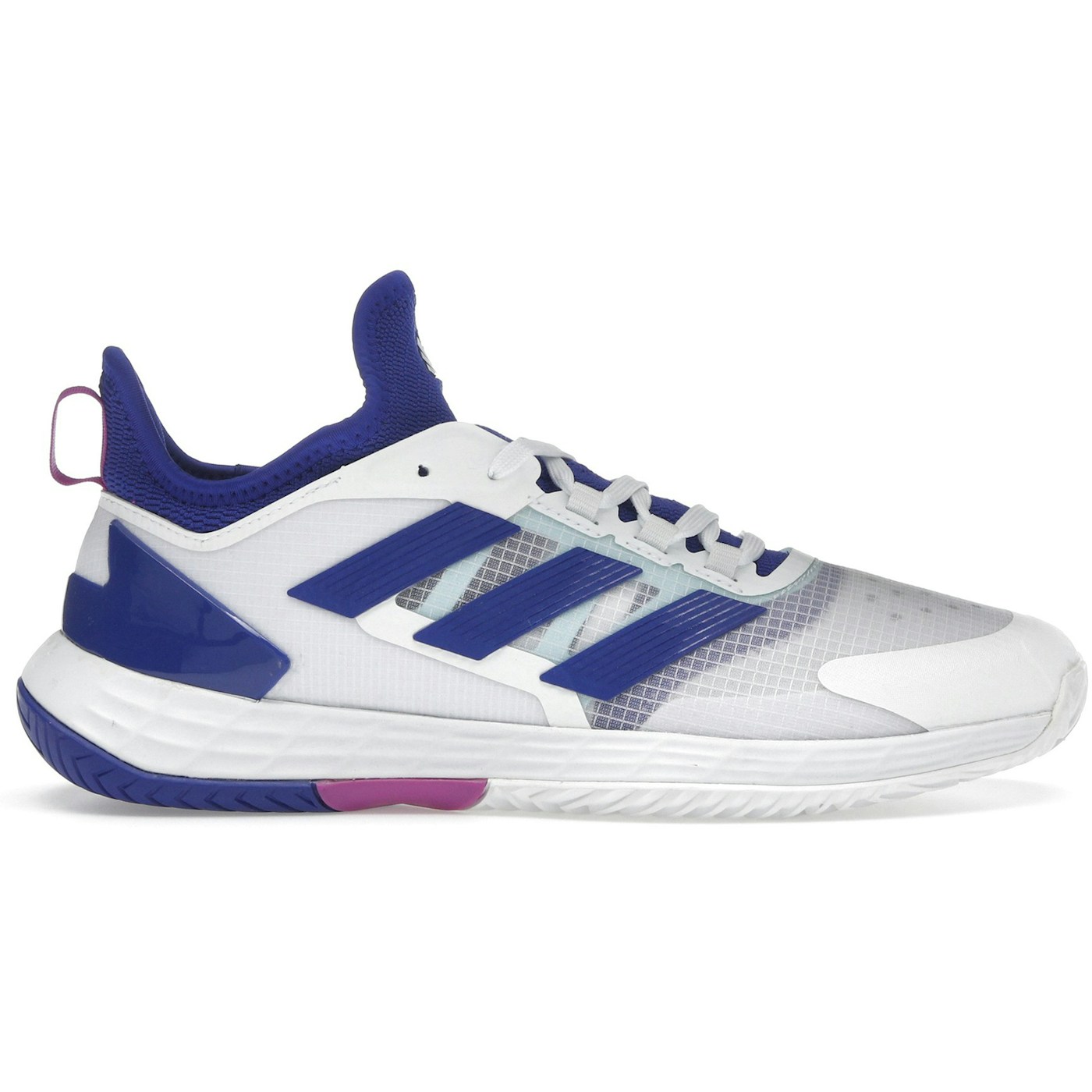 adidas Adizero Ubersonic 4.1 Cloud White Lucid Blue Purple Burst 2 adidas Adizero Ubersonic 4.1 Cloud White Lucid Blue Purple Burst