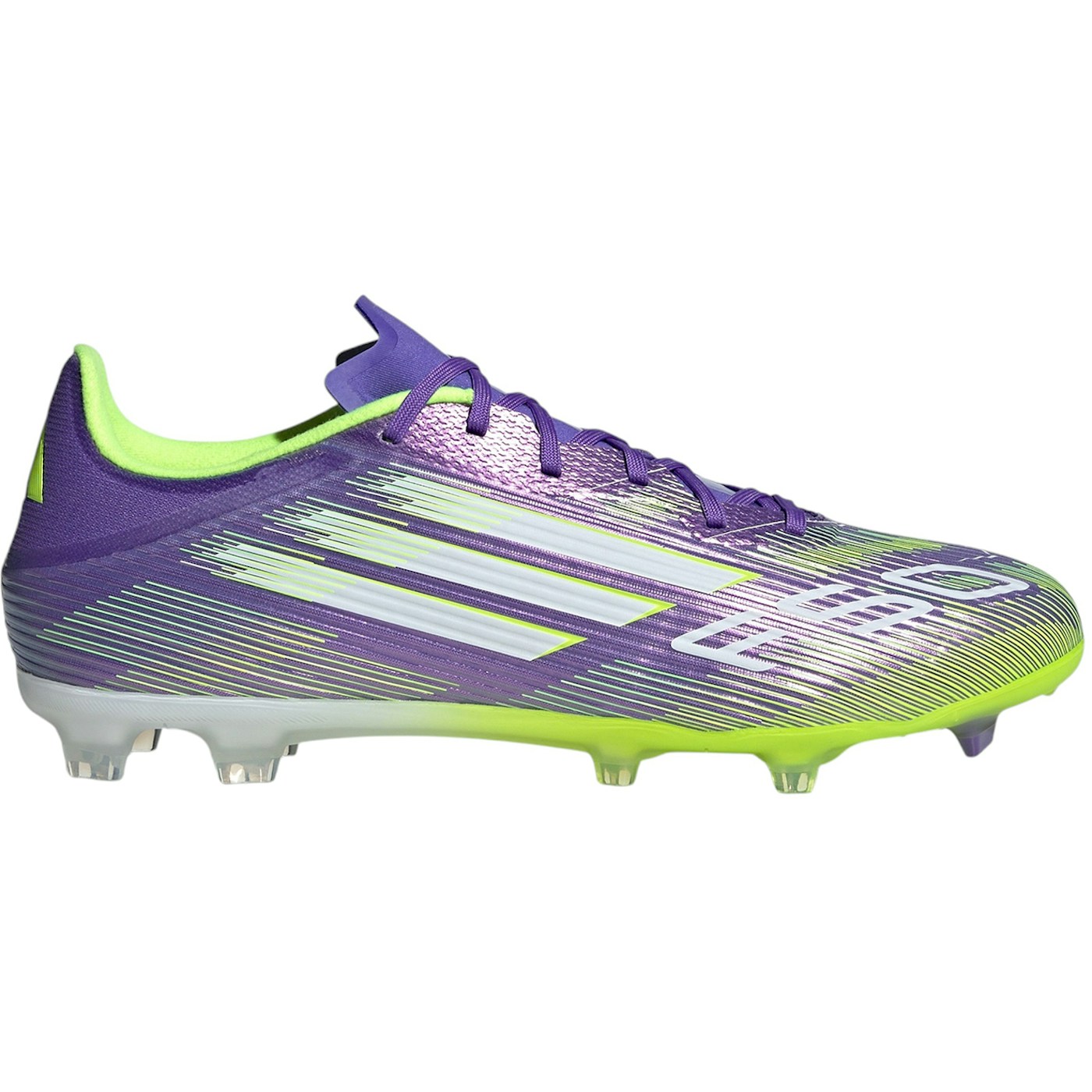 adidas F50 League FG/MG Purple Rush Cloud White Lucid Lemon