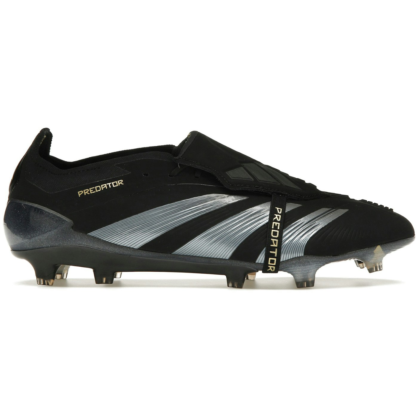 adidas Predator Elite Foldover Tongue FG Core Black Carbon Gold Metallic