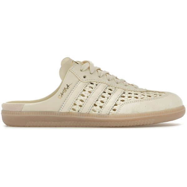 adidas Samba Mule Woven Basketweave Cream White (Womens)