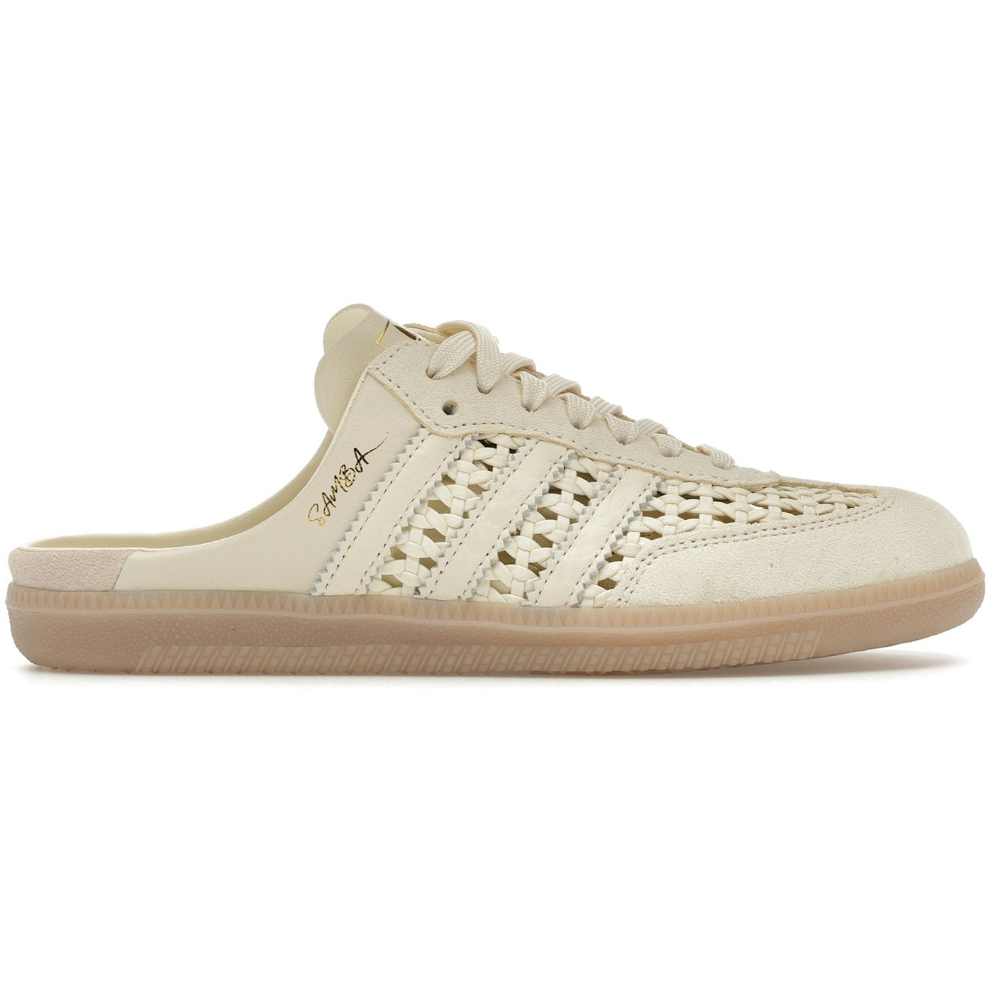 adidas Samba Mule Woven Basketweave Cream White (Womens) 2 adidas Samba Mule Woven Basketweave Cream White (Womens)
