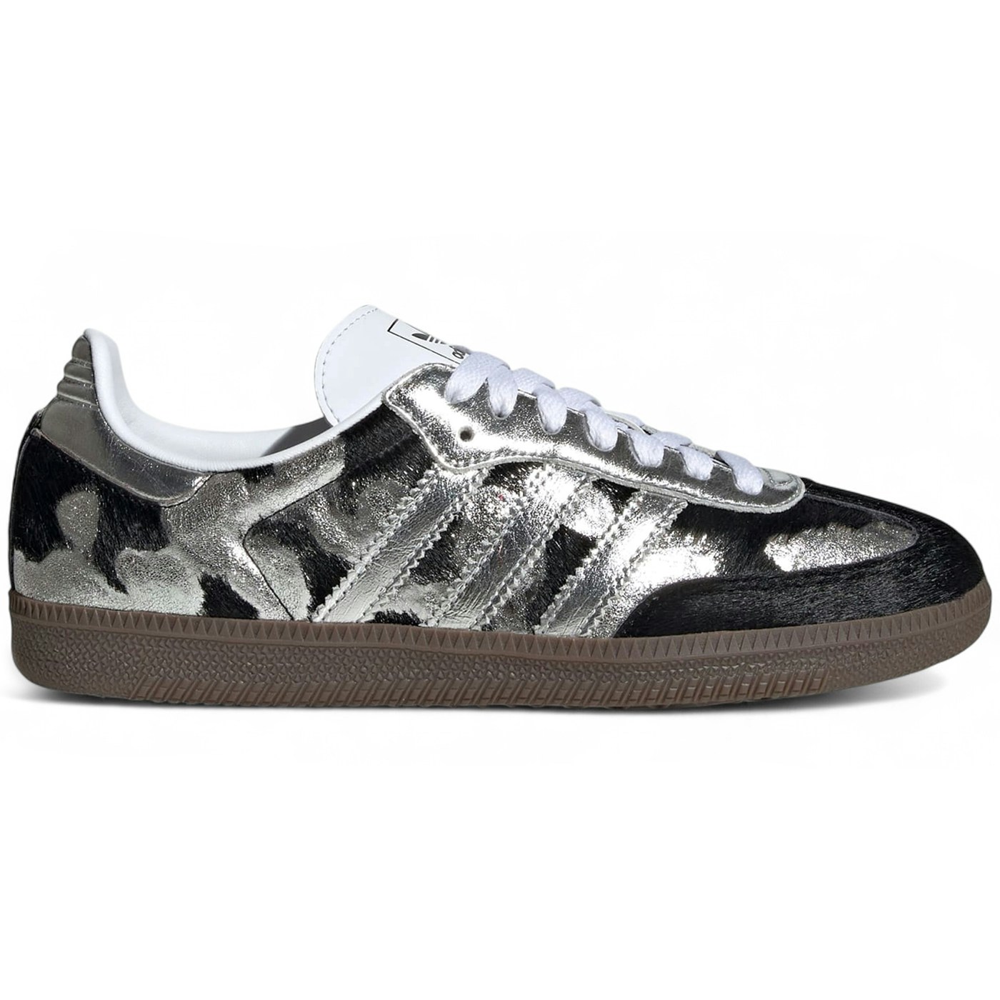 adidas Samba OG Black Pony Hair Silver Metallic (Womens) 3 adidas Samba OG Black Pony Hair Silver Metallic (Womens)
