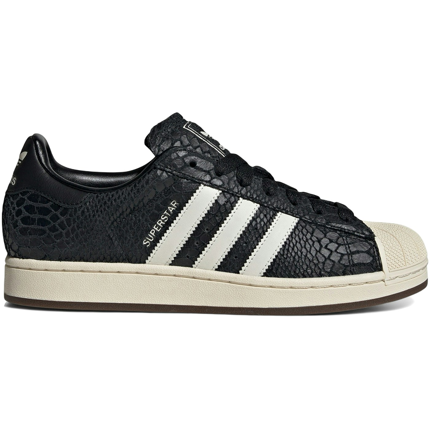 adidas Superstar II Black Croc Cream White 3 adidas Superstar II Black Croc Cream White