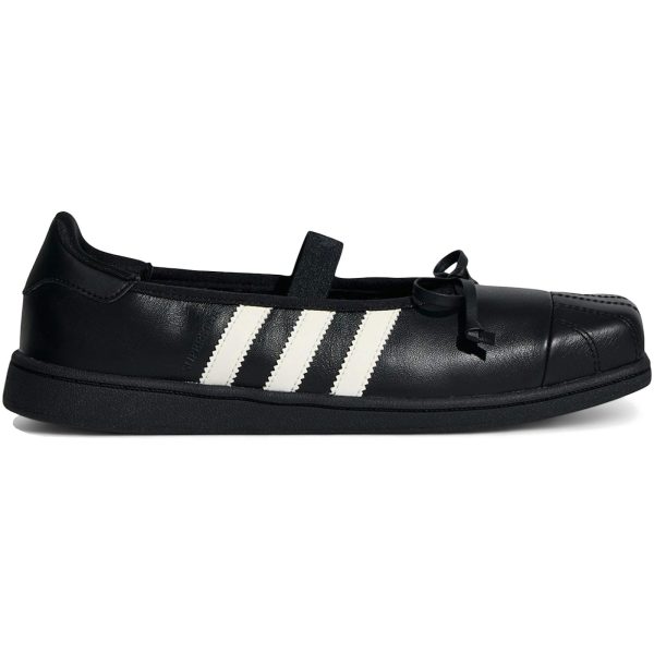 adidas Superstar Square Toe Ballet JENNIE Black Offf White (Womens)