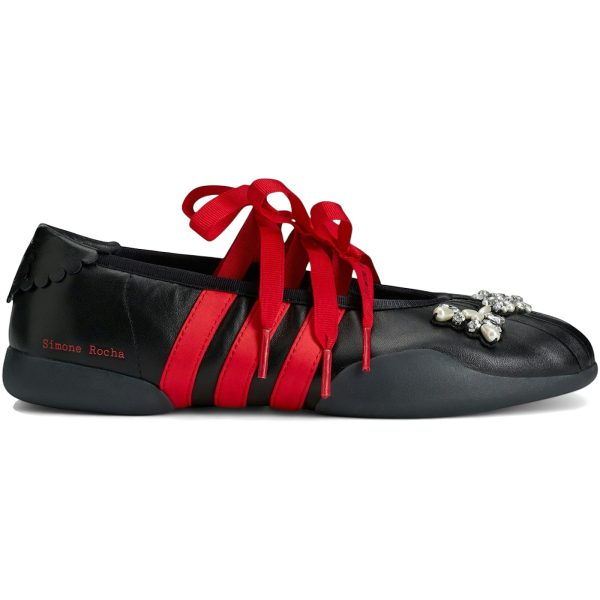 adidas Taekwondo Ballerina Simone Rocha Black Better Scarlet (Womens)