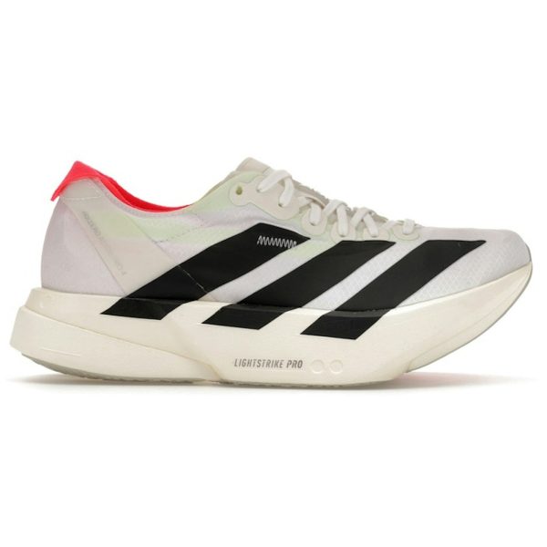 adidas Adizero Adios Pro 4 White Black Red (Womens)