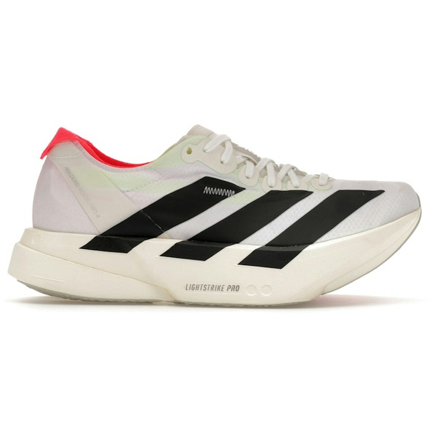 adidas Adizero Adios Pro 4 White Black Red (Womens)