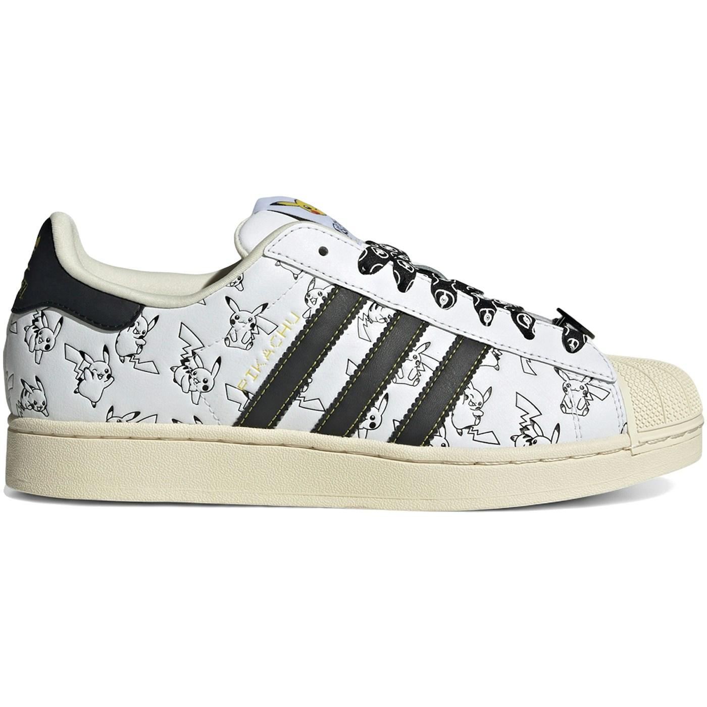 adidas Superstar Pokemon Pikachu White