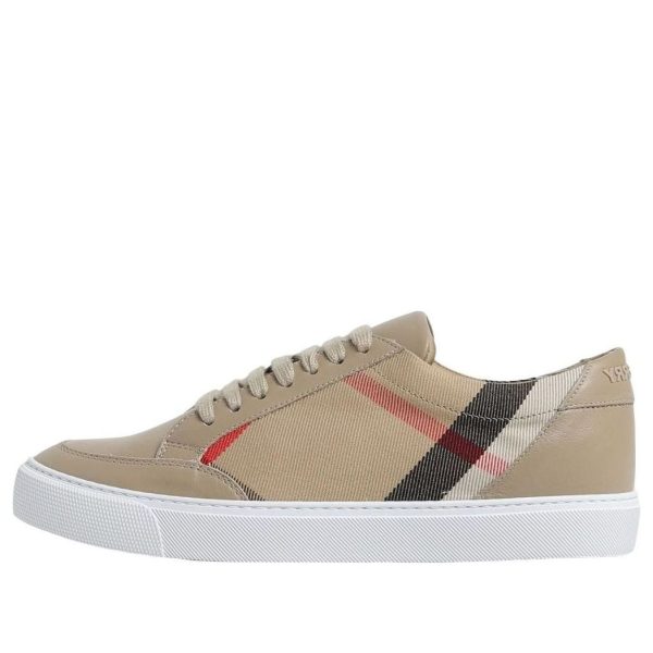 Burberry Salmond Sneakers Beige Check (Womens)