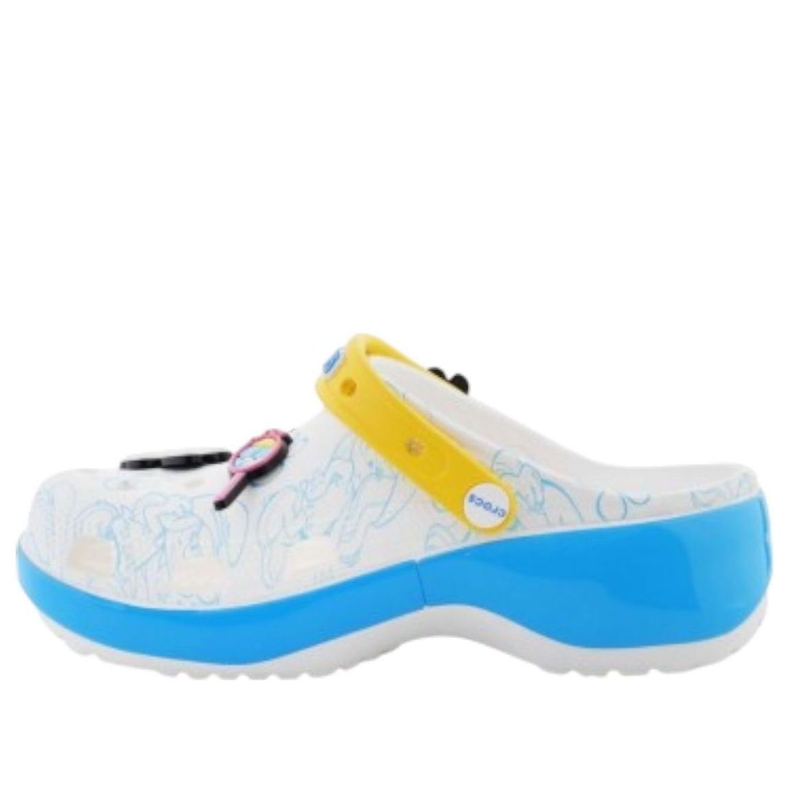 Crocs Classic Platform Clog The Smurfs (Womens) 4 Crocs Classic Platform Clog The Smurfs (Womens)