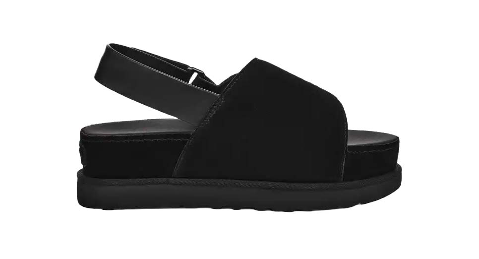 UGG Goldenstar Hi Slingback Sandal Black (Womens) 5 UGG Goldenstar Hi Slingback Sandal Black (Womens)