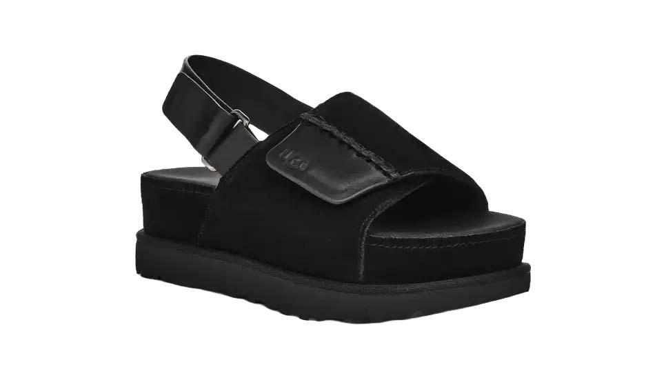 UGG Goldenstar Hi Slingback Sandal Black (Womens) 6 UGG Goldenstar Hi Slingback Sandal Black (Womens)