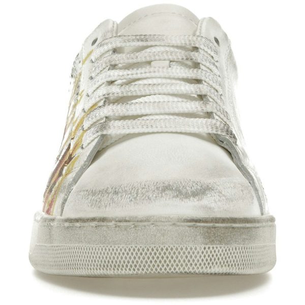 Palm Angels Palm One Low-Top Flame Print White Multi