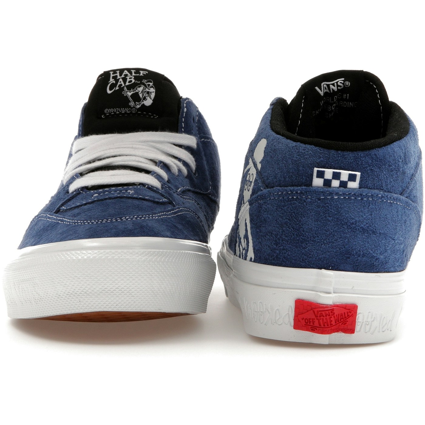 Vans Half Cab Krooked VCU by Natas For Ray Blue 4 Vans Half Cab Krooked VCU by Natas For Ray Blue