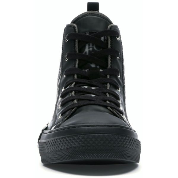 Dior B23 High Top Canvas Oblique Black