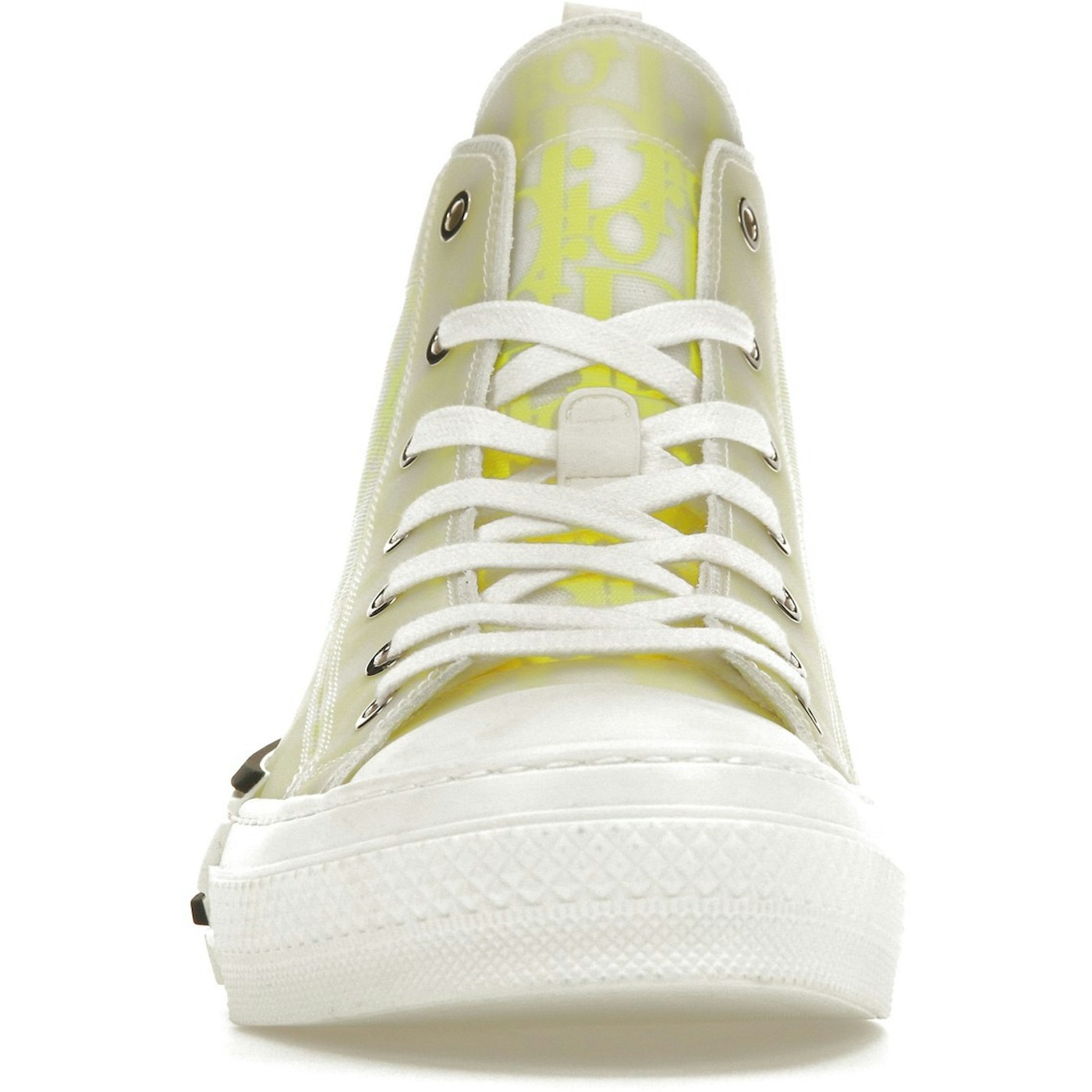 Dior B23 High Top White Yellow Oblique 4 Dior B23 High Top White Yellow Oblique