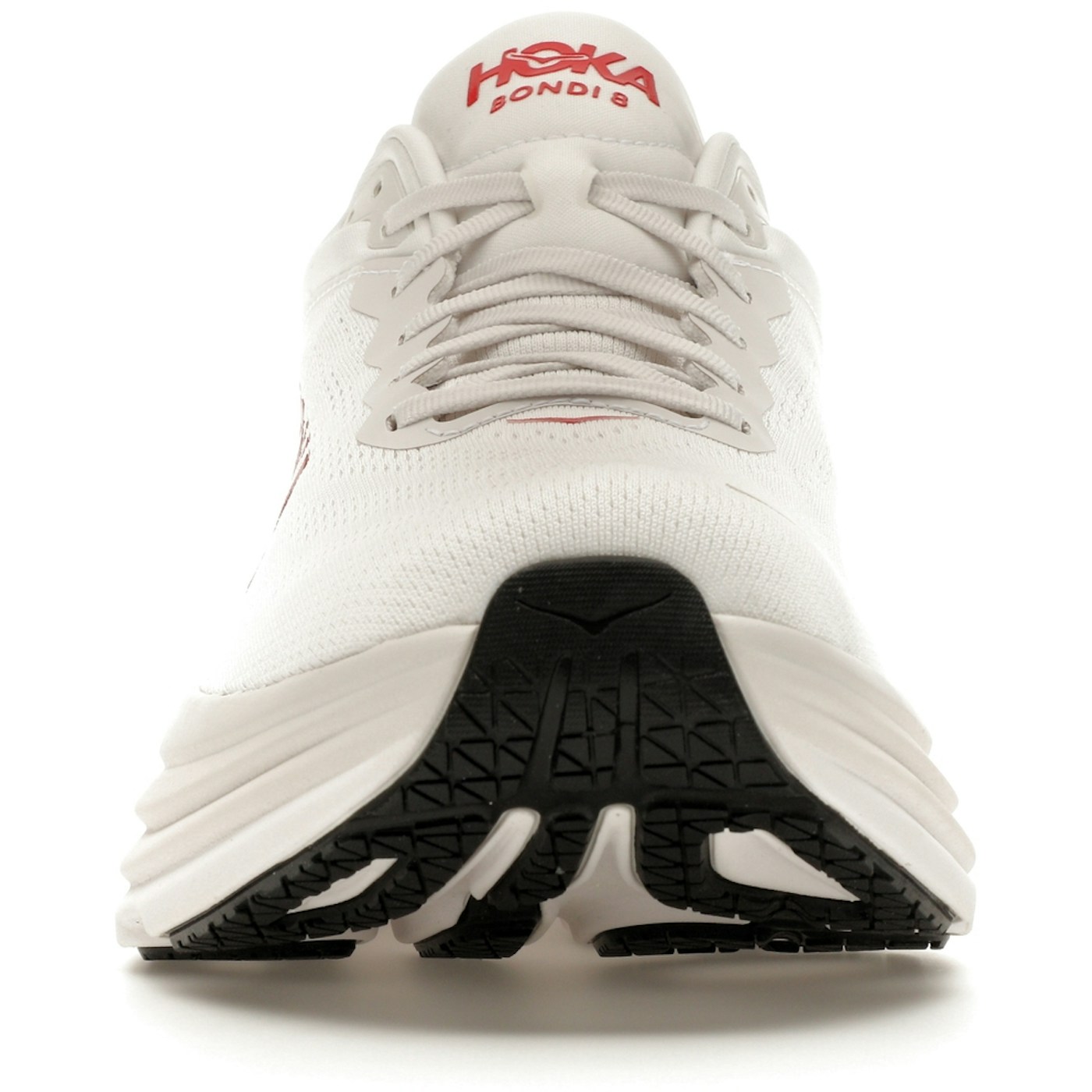 Hoka One One Bondi 8 White Vermillion 4 Hoka One One Bondi 8 White Vermillion