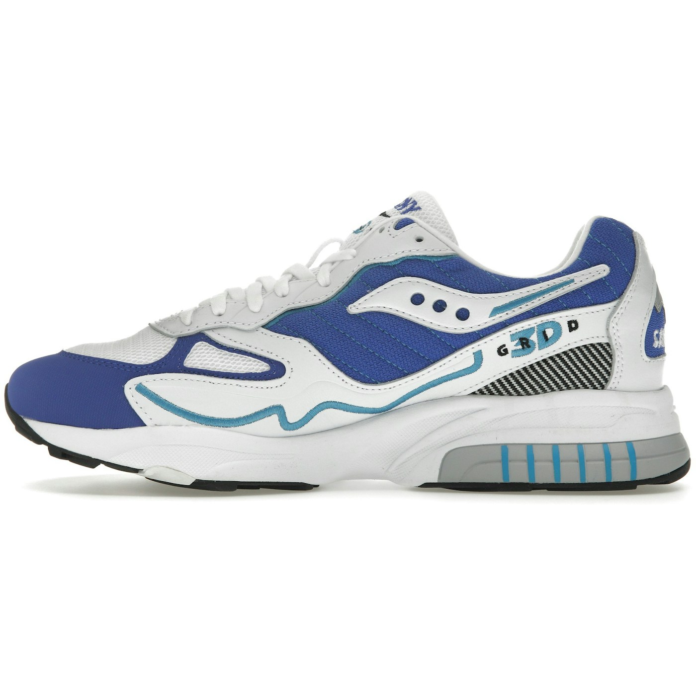 Saucony 3D Grid Hurricane White Royal 5 Saucony 3D Grid Hurricane White Royal