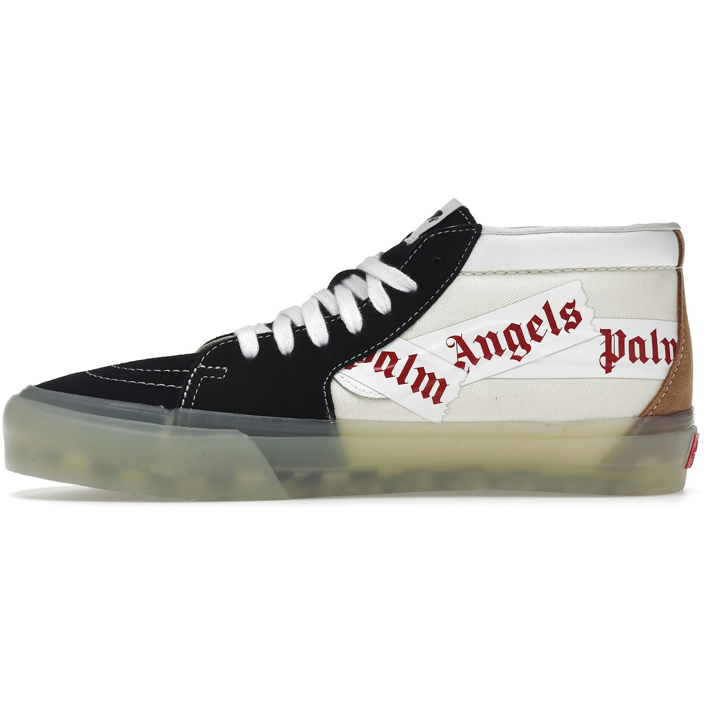 Vans Vault Sk8-Mid LX Palm Angels Black White Beige 5 Vans Vault Sk8-Mid LX Palm Angels Black White Beige