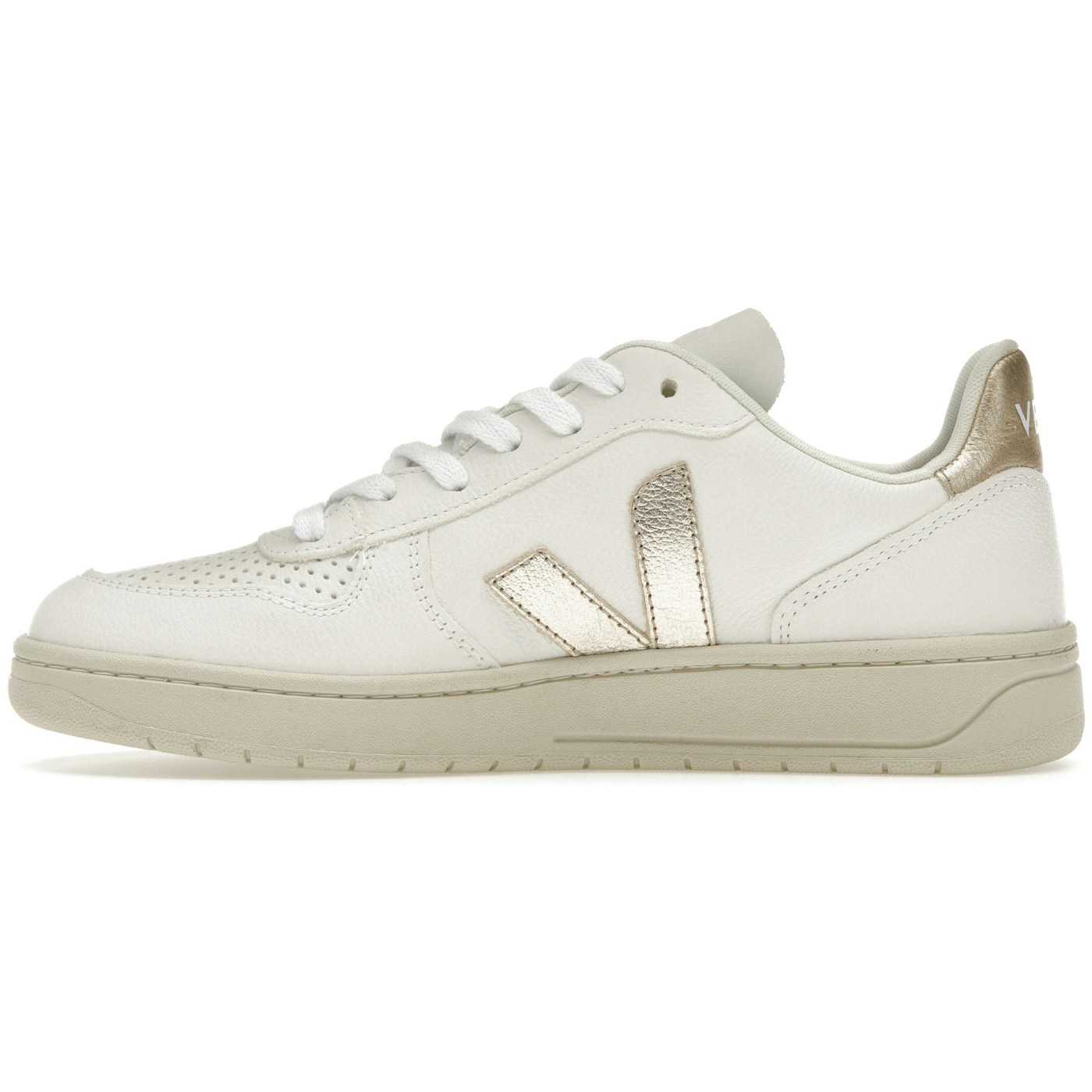 Veja V-10 Chromefree Leather White Platine 5 Veja V-10 Chromefree Leather White Platine