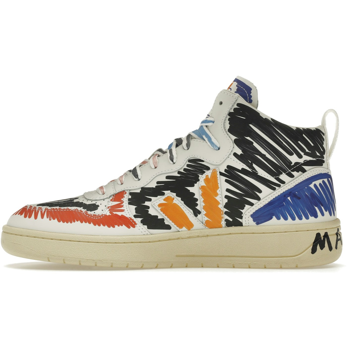 Veja V-15 Leather x Marni Black Multi 5 Veja V-15 Leather x Marni Black Multi