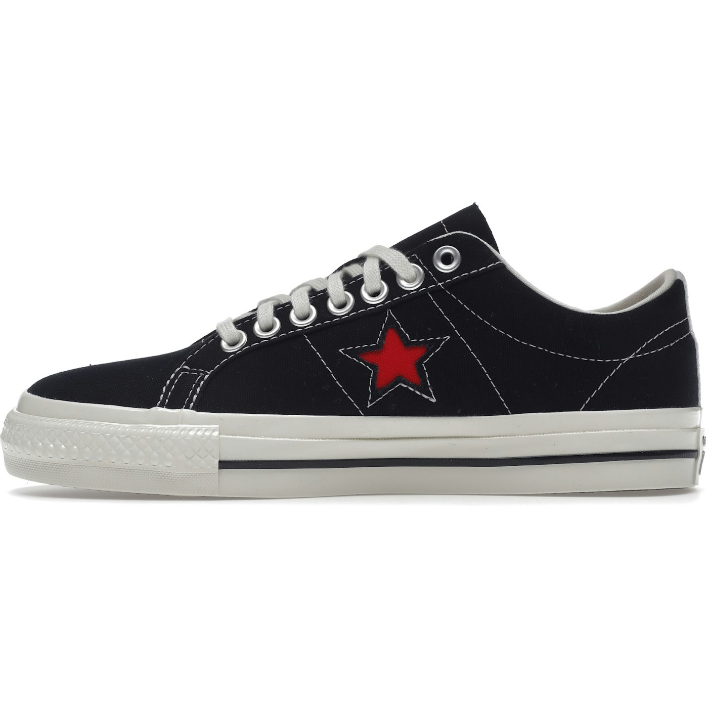 Converse One Star Ox Comme des Garcons PLAY Black 5 Converse One Star Ox Comme des Garcons PLAY Black