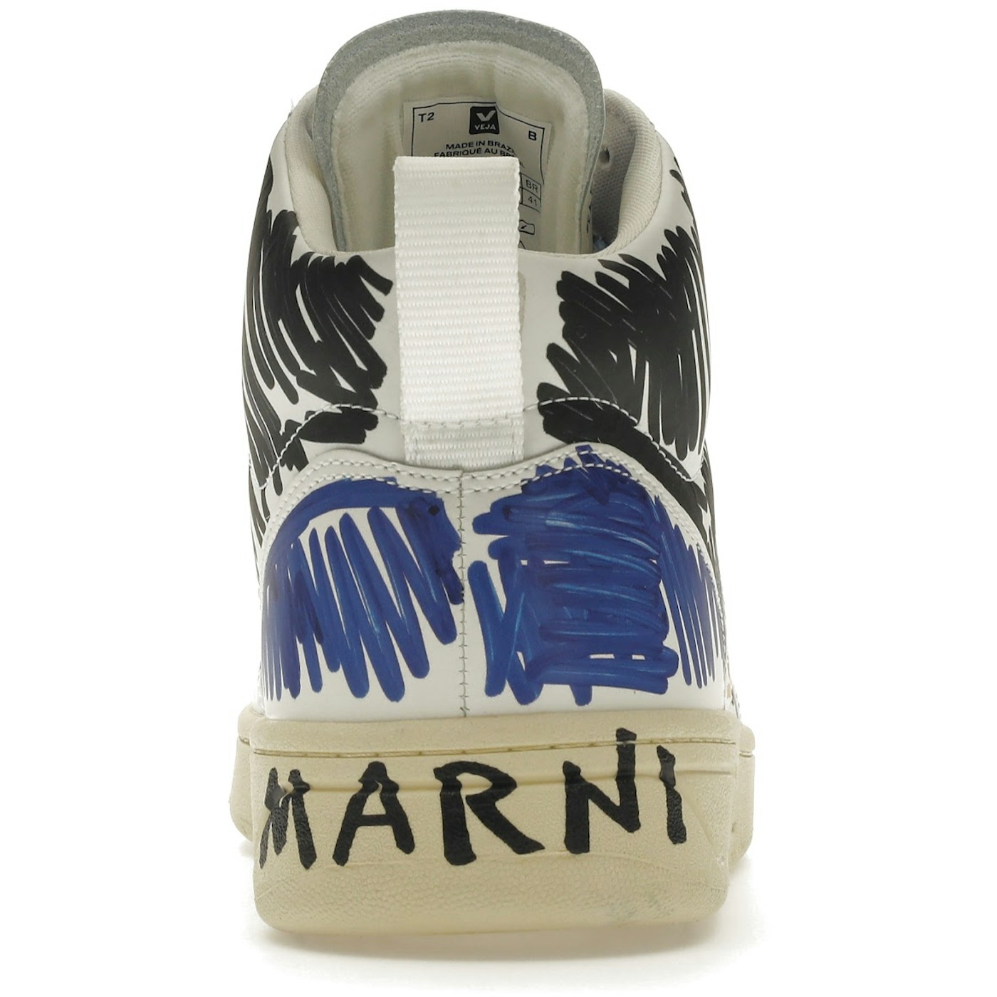 Veja V-15 Leather x Marni Black Multi 6 Veja V-15 Leather x Marni Black Multi