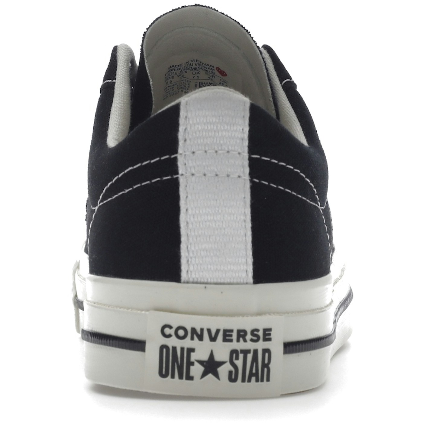 Converse One Star Ox Comme des Garcons PLAY Black 6 Converse One Star Ox Comme des Garcons PLAY Black