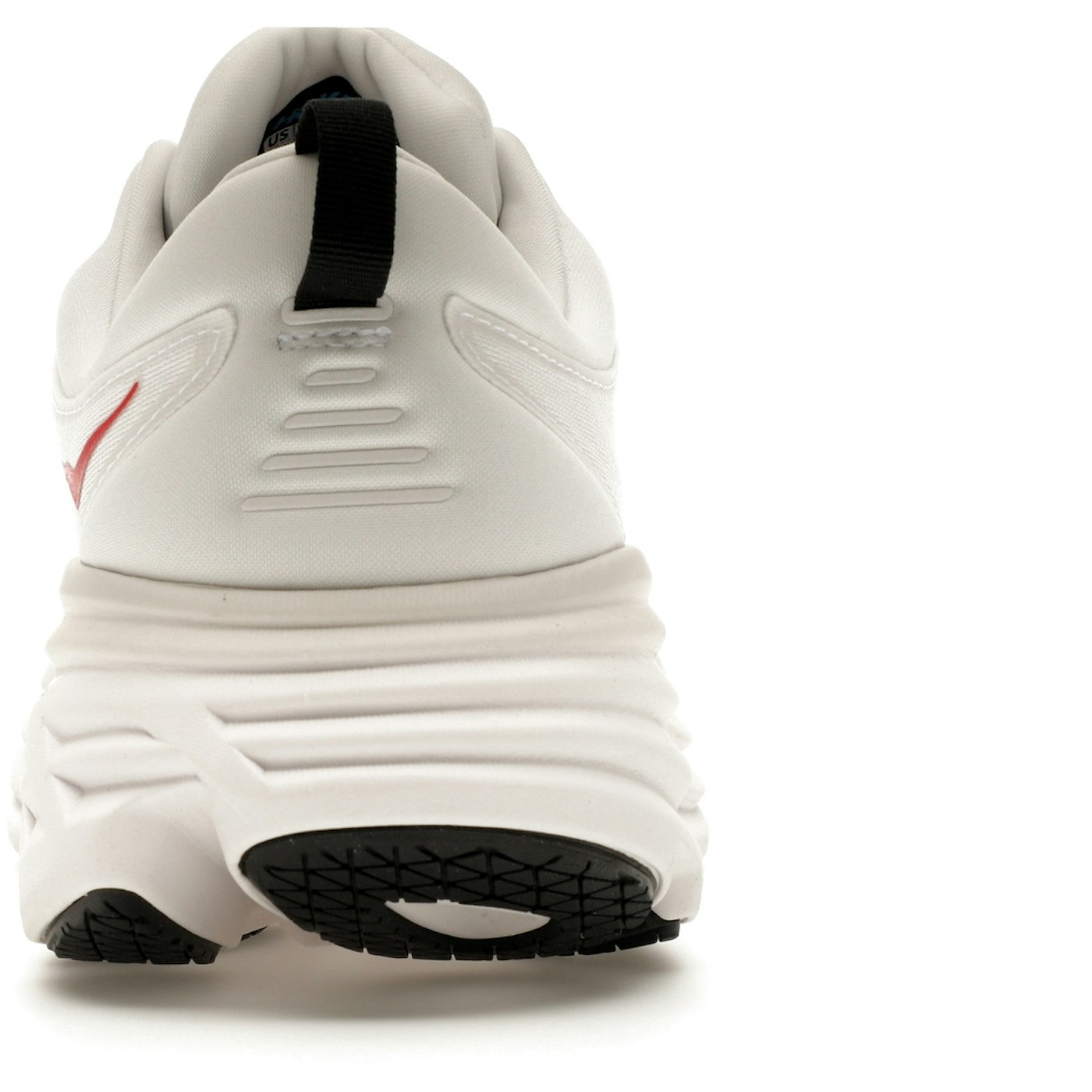 Hoka One One Bondi 8 White Vermillion 6 Hoka One One Bondi 8 White Vermillion