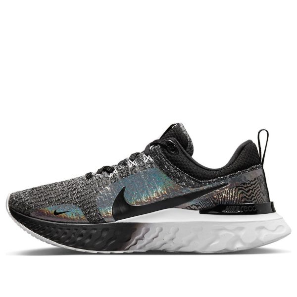 Nike React Infinity Run Flyknit 3 PRM Black White (Womens)