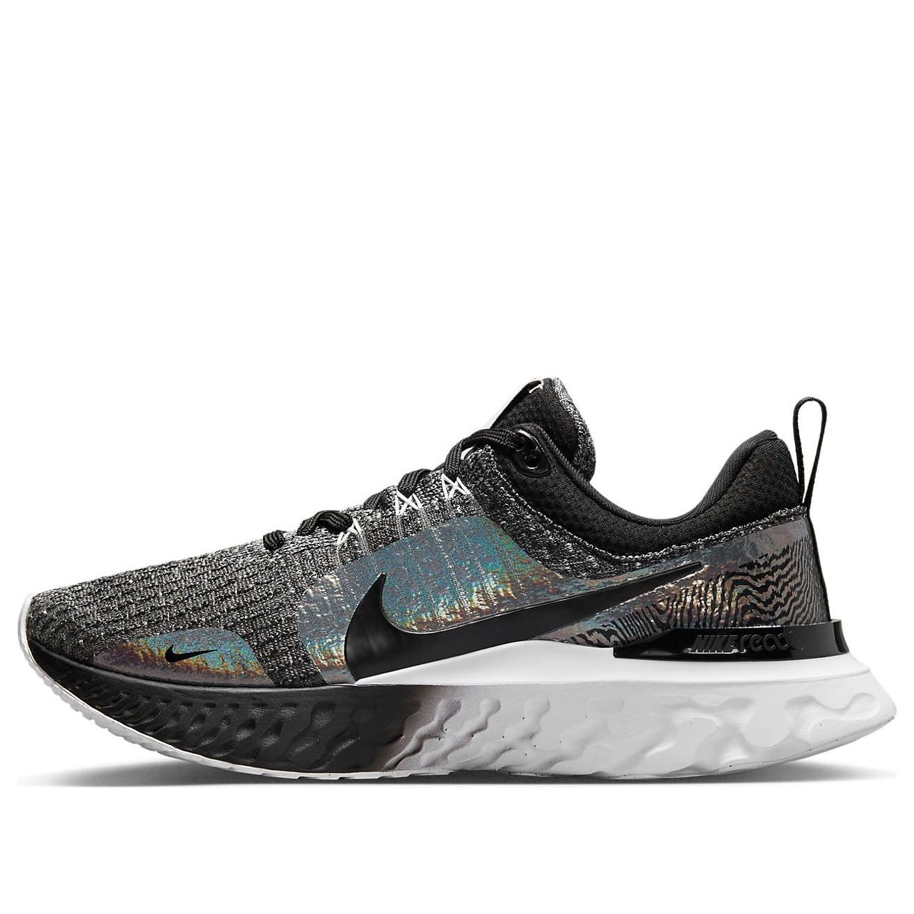 Nike React Infinity Run Flyknit 3 PRM Black White (Womens)