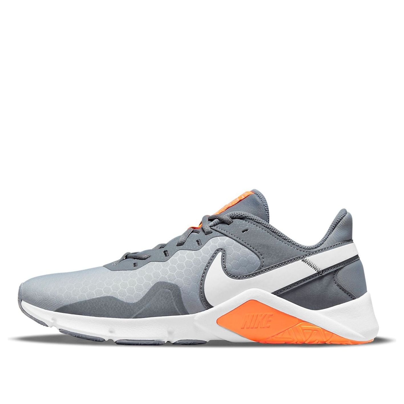 Nike Legend Essential 2 Wolf Grey White Total Orange 1 Nike Legend Essential 2 Wolf Grey White Total Orange