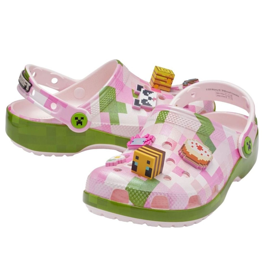 Crocs Classic Clog Minecraft Cherry Blossom (Kids) 6 Crocs Classic Clog Minecraft Cherry Blossom (Kids)