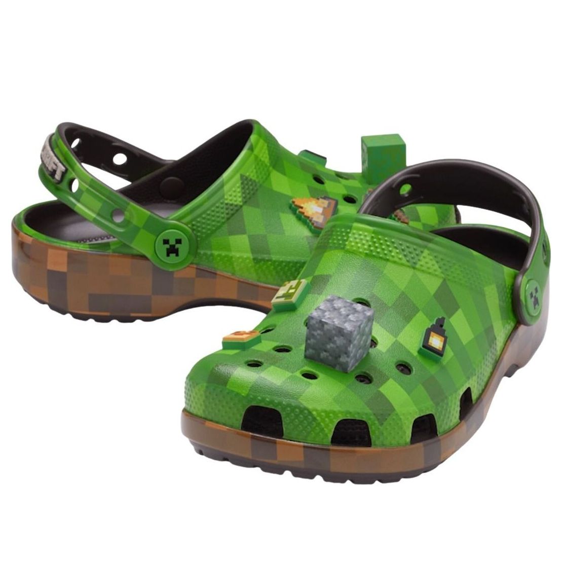 Crocs Classic Clog Minecraft Grass Block (Kids) 8 Crocs Classic Clog Minecraft Grass Block (Kids)